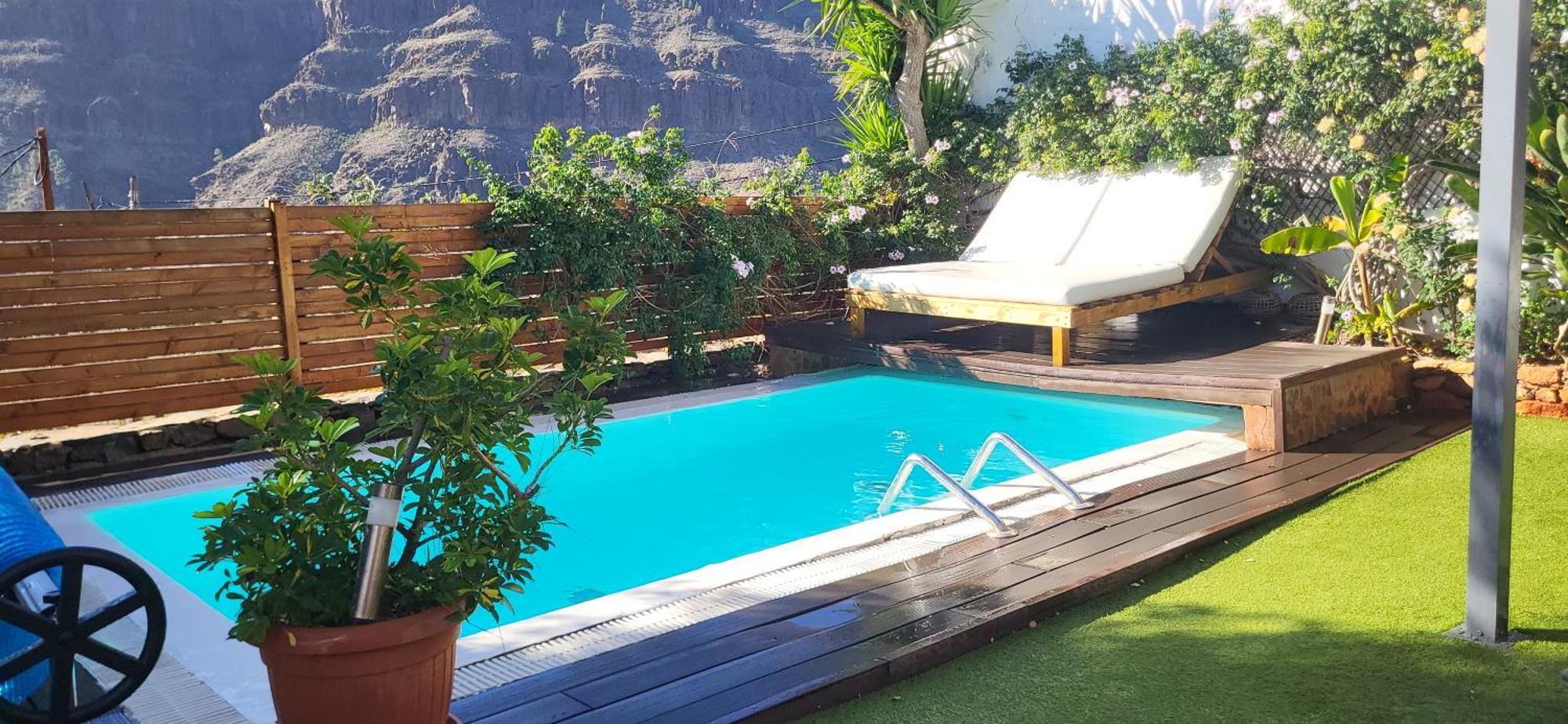 Casa Agustin Pool 27 ºc Villa Fataga Luaran gambar